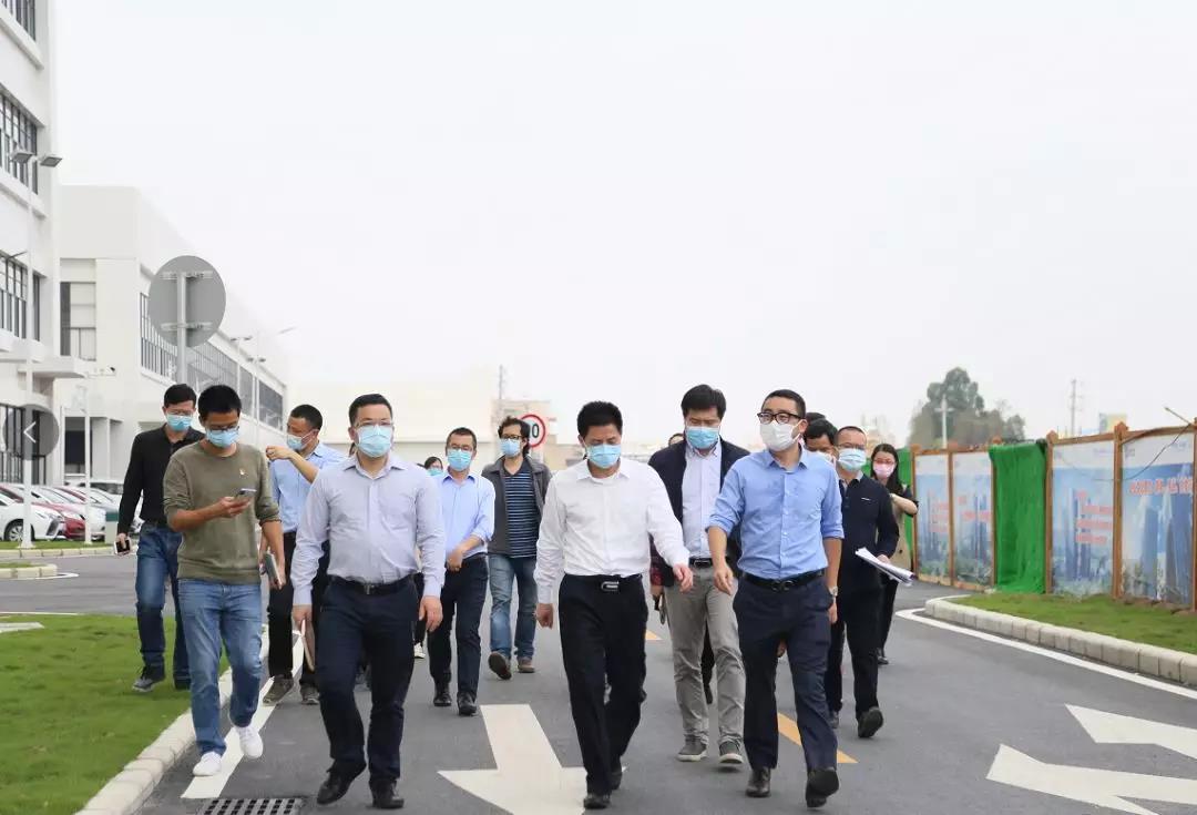 顺德区委副书记、区长彭聪恩一行调研星空游戏环境顺德环保科技产业园